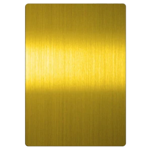 Acier inoxydable doré